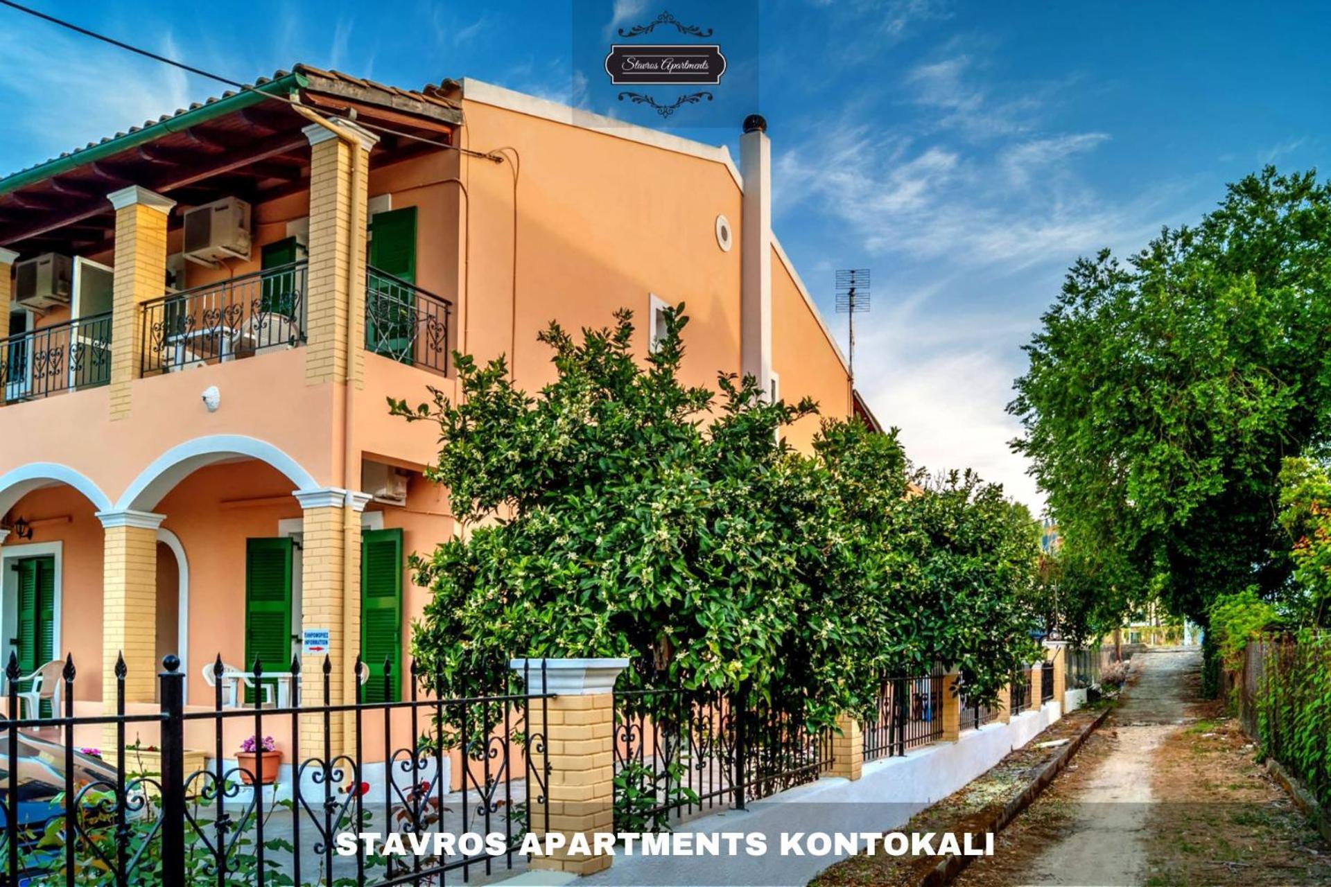 Stavros Apartments Kontokali Next To Gouvia Marina Exterior foto
