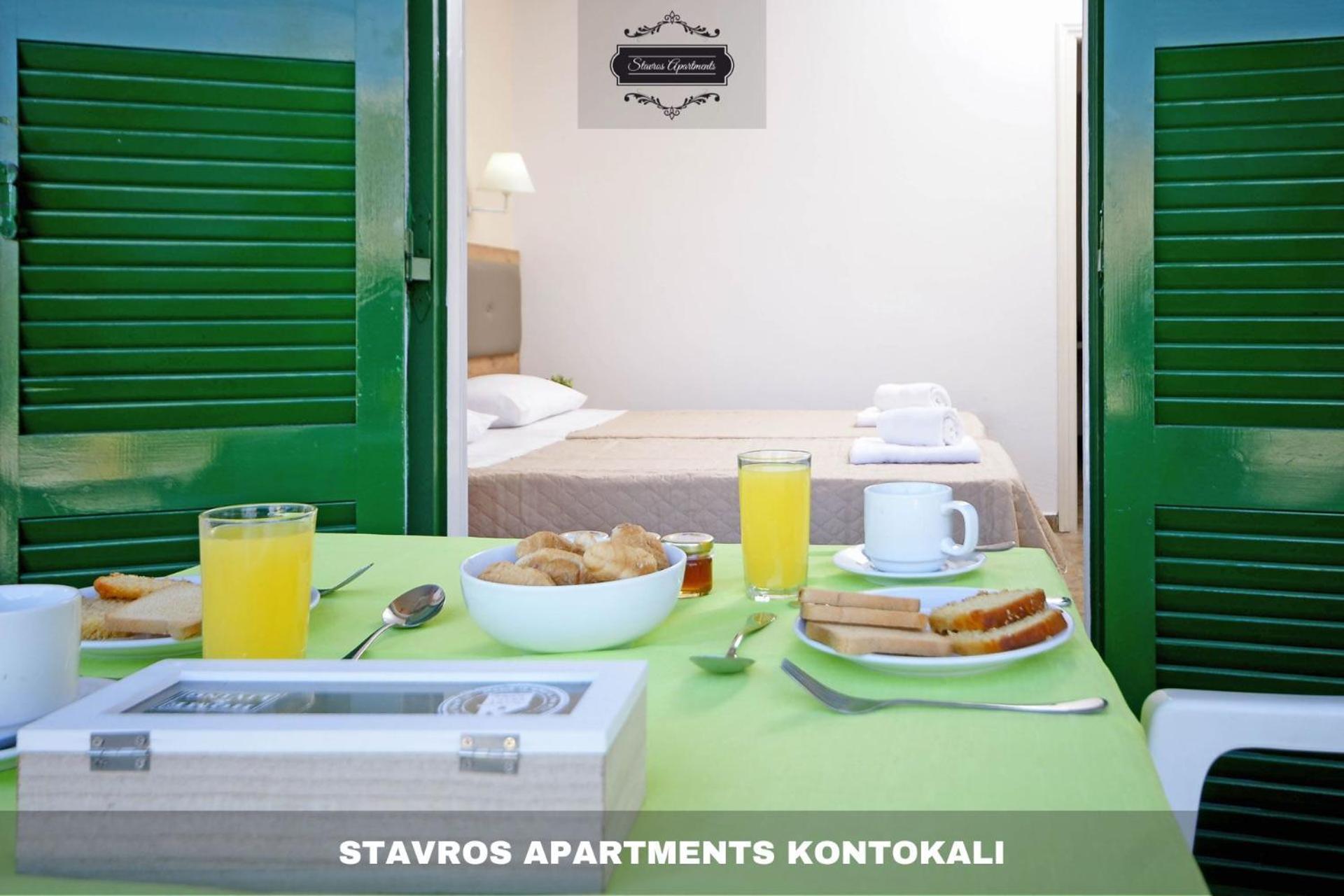 Stavros Apartments Kontokali Next To Gouvia Marina Exterior foto